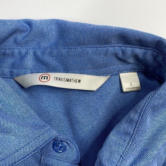 Travis Mathew Blue Polo Shirt - Picture 3 of 9